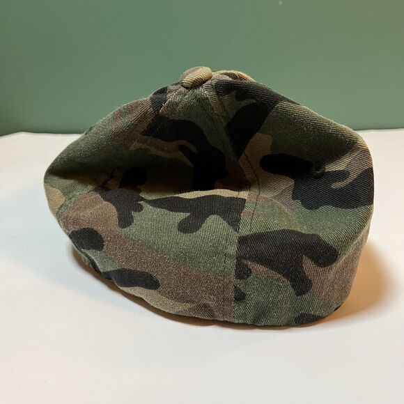 Camo Flexfit Small Medium Hat Local Louisiana Politics Logo Skrmetta Unique - Picture 3 of 5